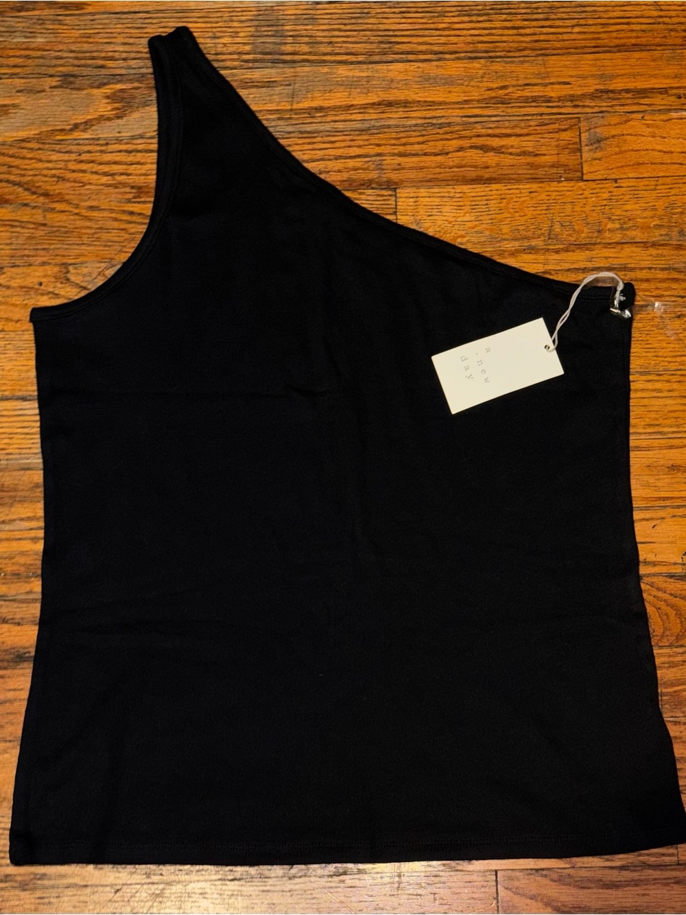 a new day One-Shoulder Black Tank Dress